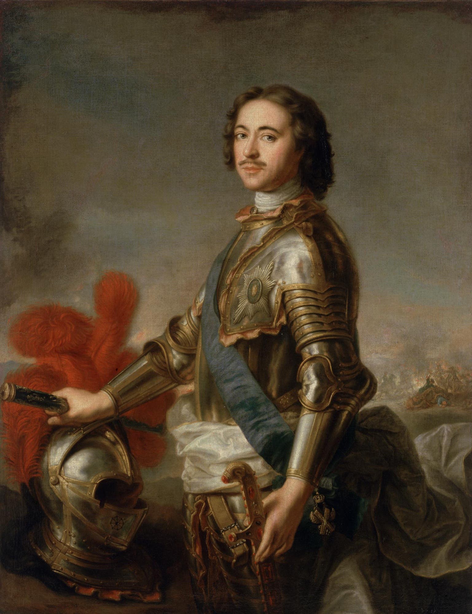 Peinture du tsar russe Pierre le Grand
