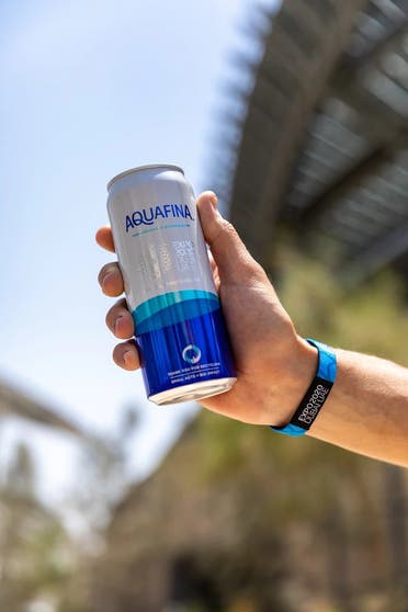 File photo shows an Aquafina-branded still-water can sold at EXPO 2020 Dubai.