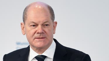 German Chancellor Olaf Scholz speaks during the annual Munich Security Conference, in Munich, Germany February 19, 2022. (Reuters)