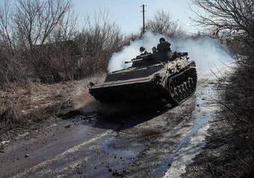 قوات أوكرانية في اقليم دونيتسك - رويترز