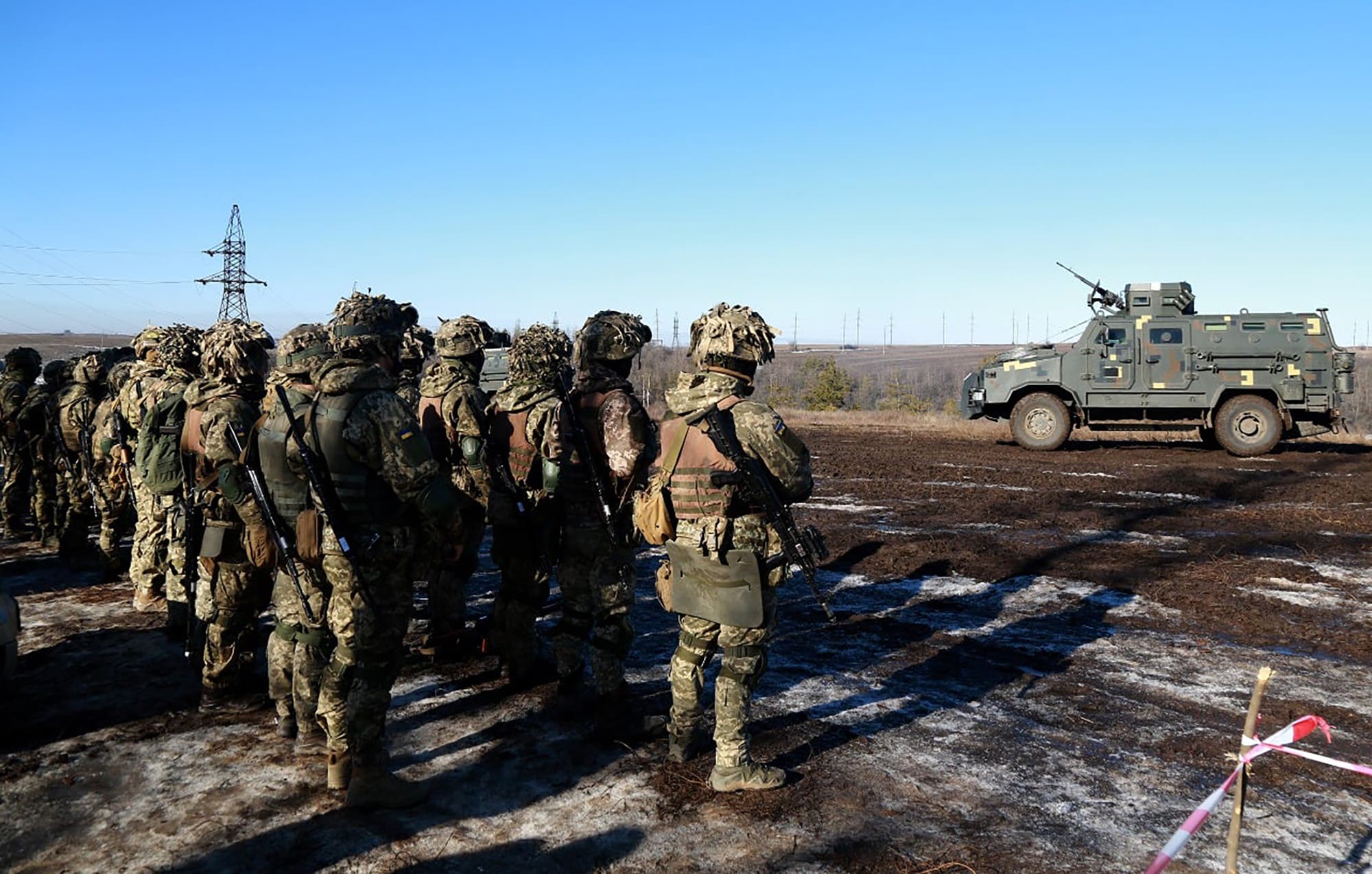 تدريبات عسكرية للجيش الأوكراني