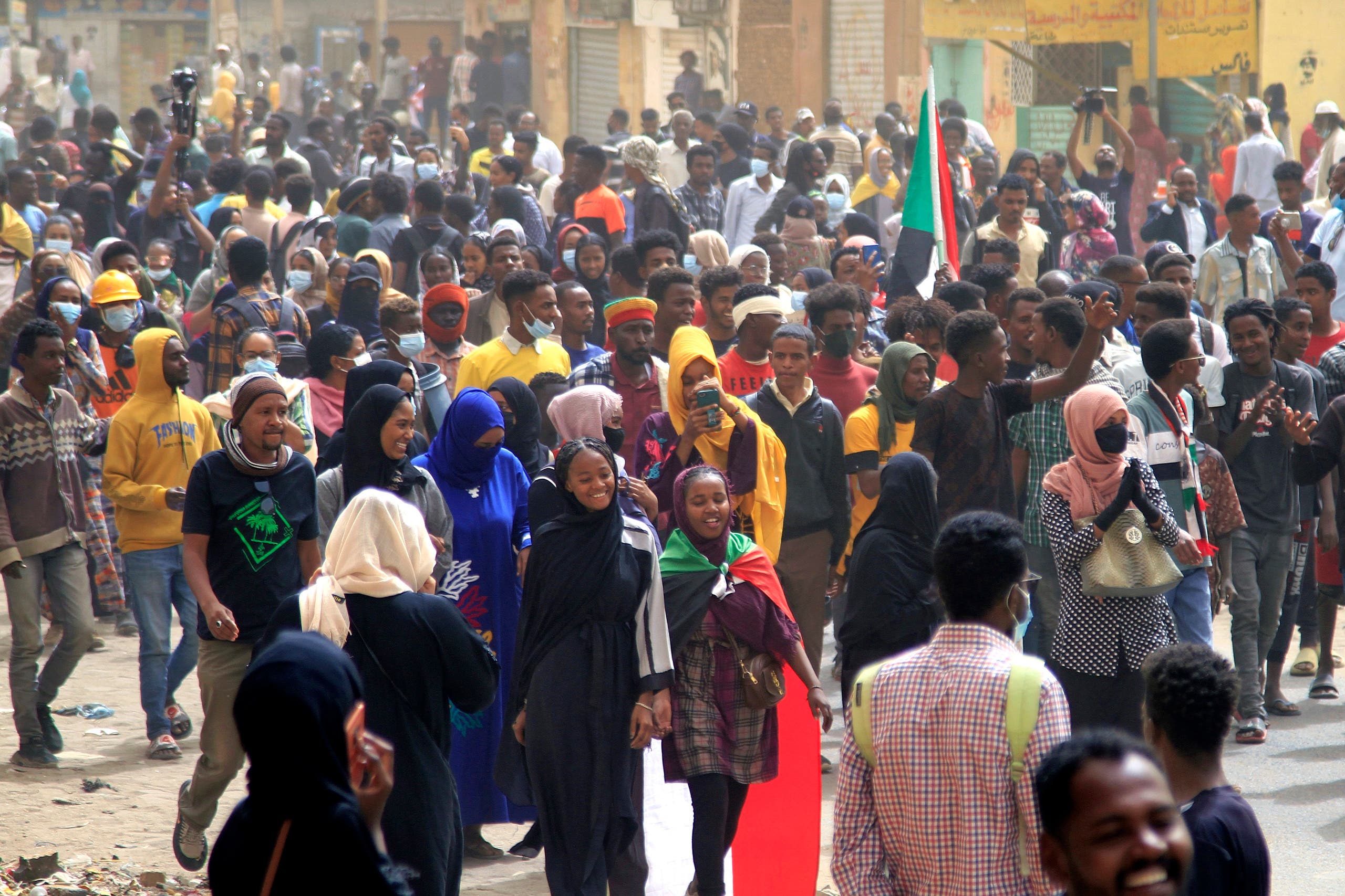 من الاجتجاج المطالب بحكم مدني اليوم في السودان