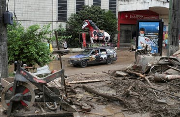 آثار السيول المدمرة في ريد دي جانيرو