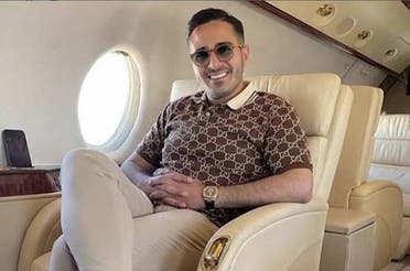 Simon Leviev sitting in a private jet. (Twitter)