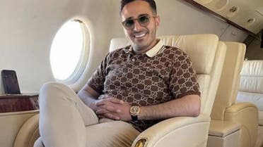 Simon Leviev sitting in a private jet. (Twitter)