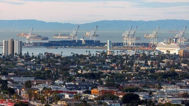 Ships are shown offshore at the port of Long Beach. (File photo: Reuters)
