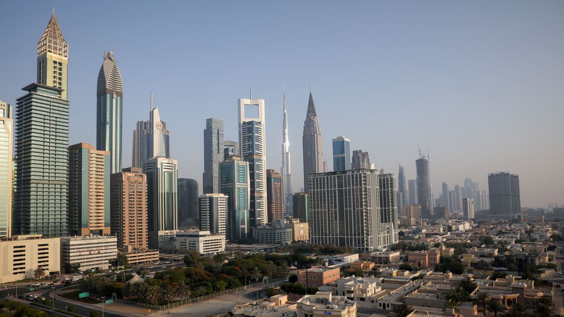 A general view of the Burj Khalifa and the downtown skyline in Dubai, United Arab Emirates, June 12, 2021. (Reuters)