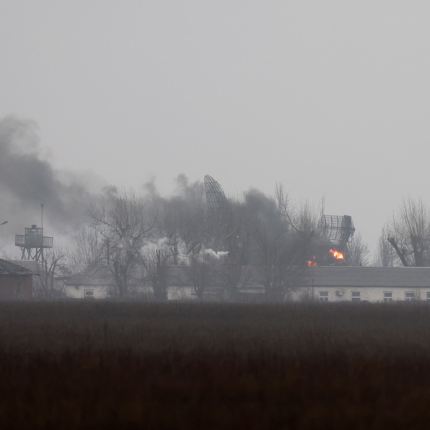 Explosions heard across Ukraine as Russian military operation begins
