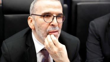 Chairman of Libya's state oil firm National Oil Corporation (NOC) Mustafa Sanalla talks to journalists at the beginning of an OPEC meeting in Vienna, Austria, July 1, 2019. REUTERS/Leonhard Foeger