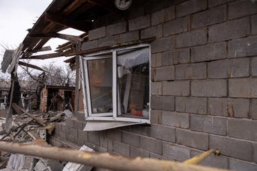من آثار الدمار في أوكرانيا (فرانس برس)