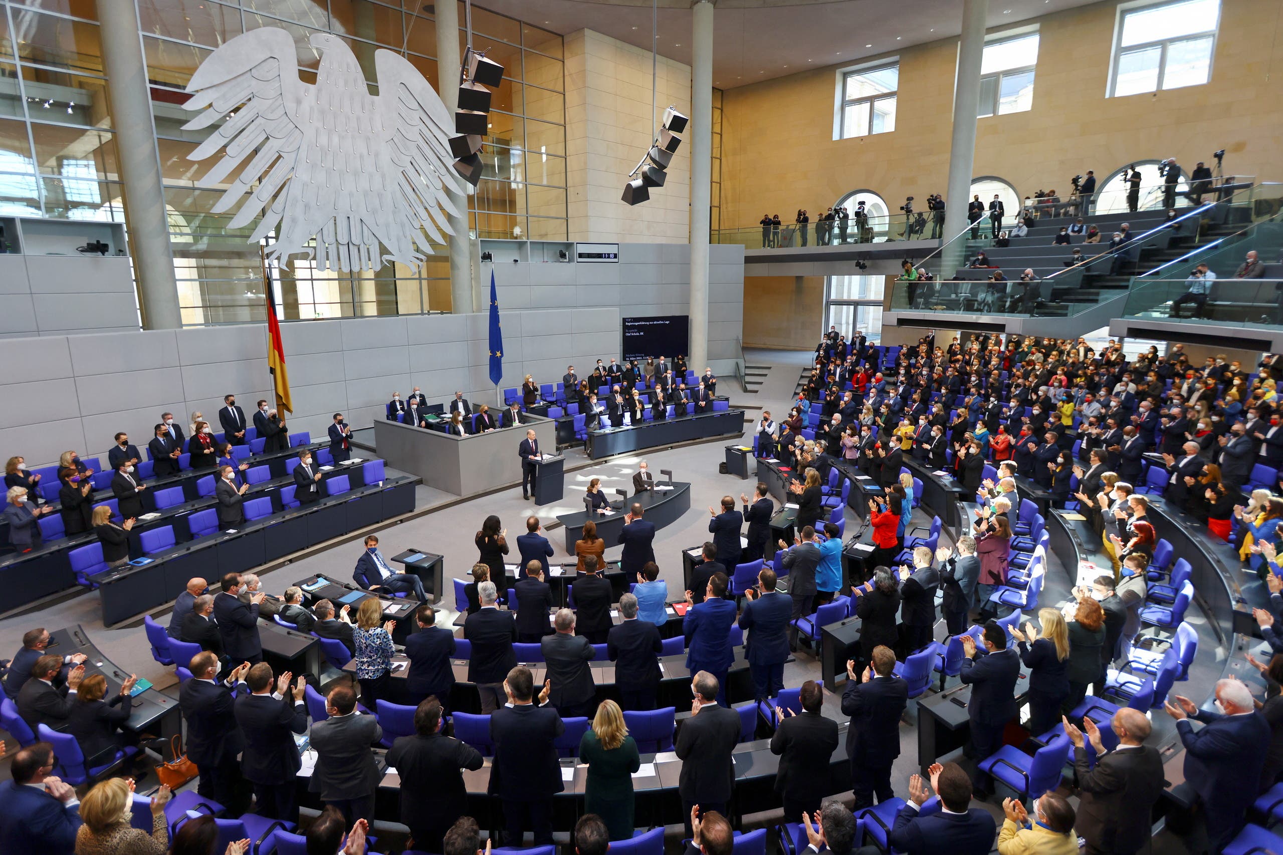 البرلمان الألماني (رويترز)