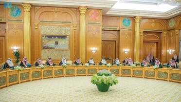 Saudi Arabia’s cabinet reaffirms support for de-escalation efforts in Ukraine during a session on Marc 1, 2022. (SPA)