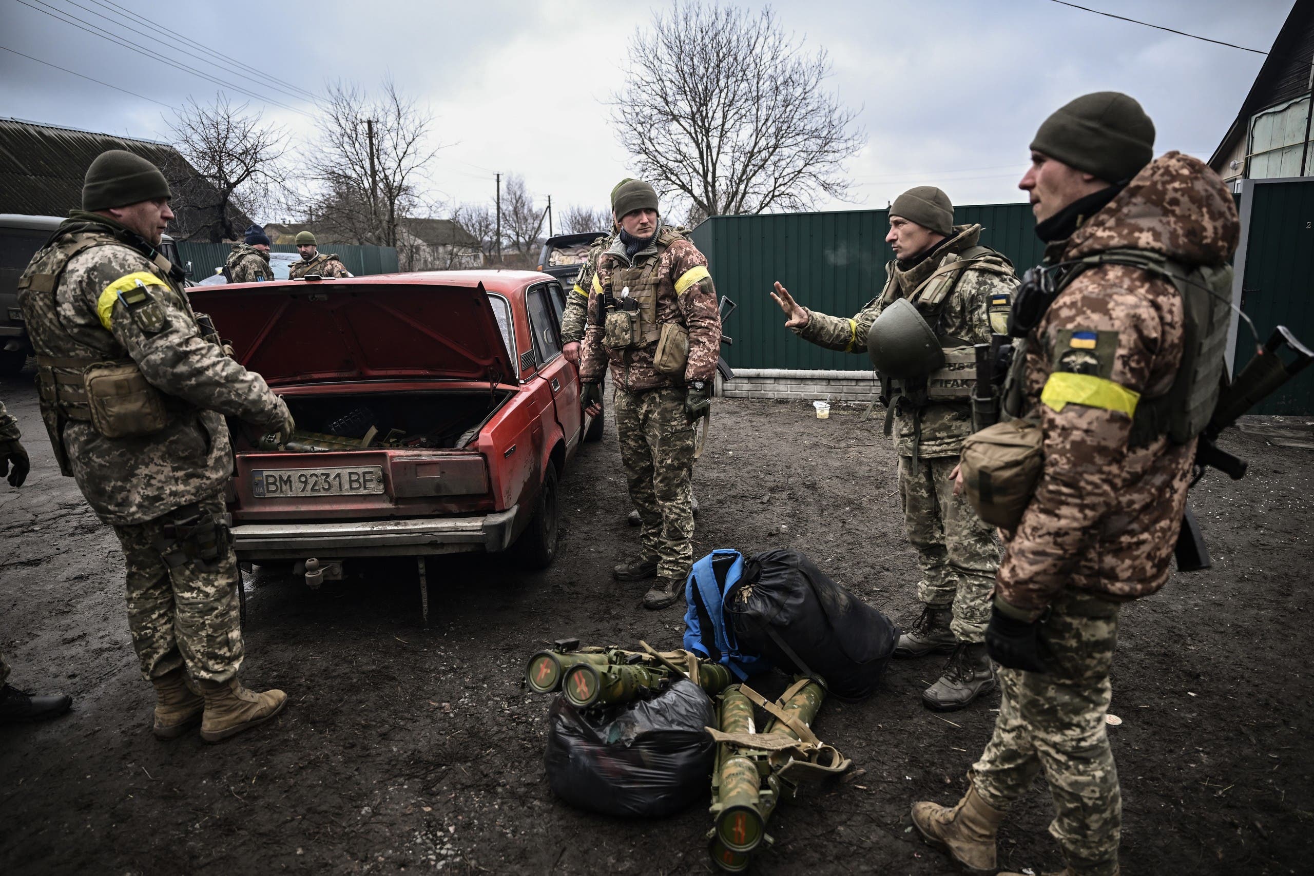 الجيش الأوكراني في محيط كييف