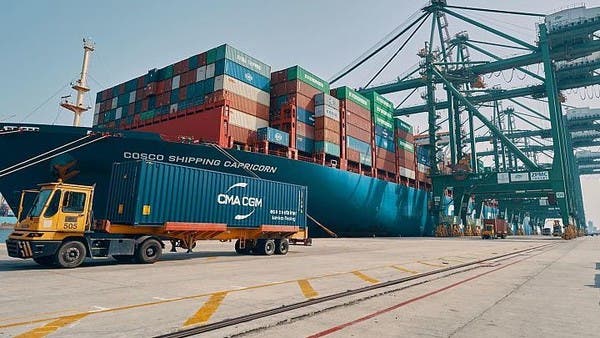 King Abdulaziz Port receives the largest container ship since its establishment