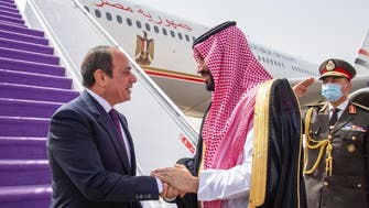 Saudi Arabia’s Crown Prince receives Egyptian president in Riyadh