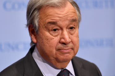 الأمين العام للأمم المتحدة أنطونيو غوتيريش (أرشيفية من فرانس برس)
