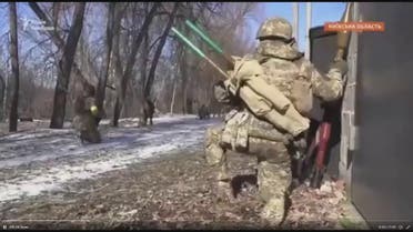 لقطات لاشتباكات بين القوات الروسية والأوكرانية في محيط كييف 