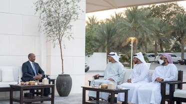 Abu Dhabi Crown Prince Sheikh Mohammed bin Zayed meets with Chairman of the Transitional Sovereignty Council General Abdel Fattah al-Burhan in Abu Dhabi. (WAM)