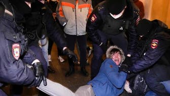 More than 250 detained during protests across Russia against Ukraine invasion   