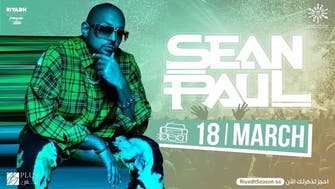 Sean Paul to perform live concert in Riyadh on March 18