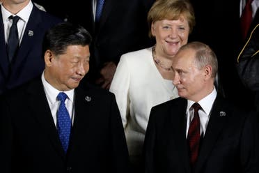 الرئيس الروسي ونظيره الصيني (أرشيفية- فرانس برس)
