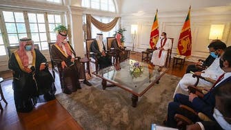 Saudi FM meets top Sri Lankan officials in Colombo