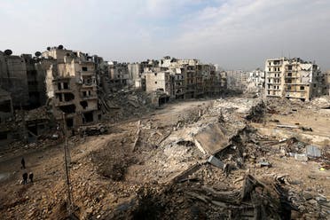 حلب المدمرة بعد القتال