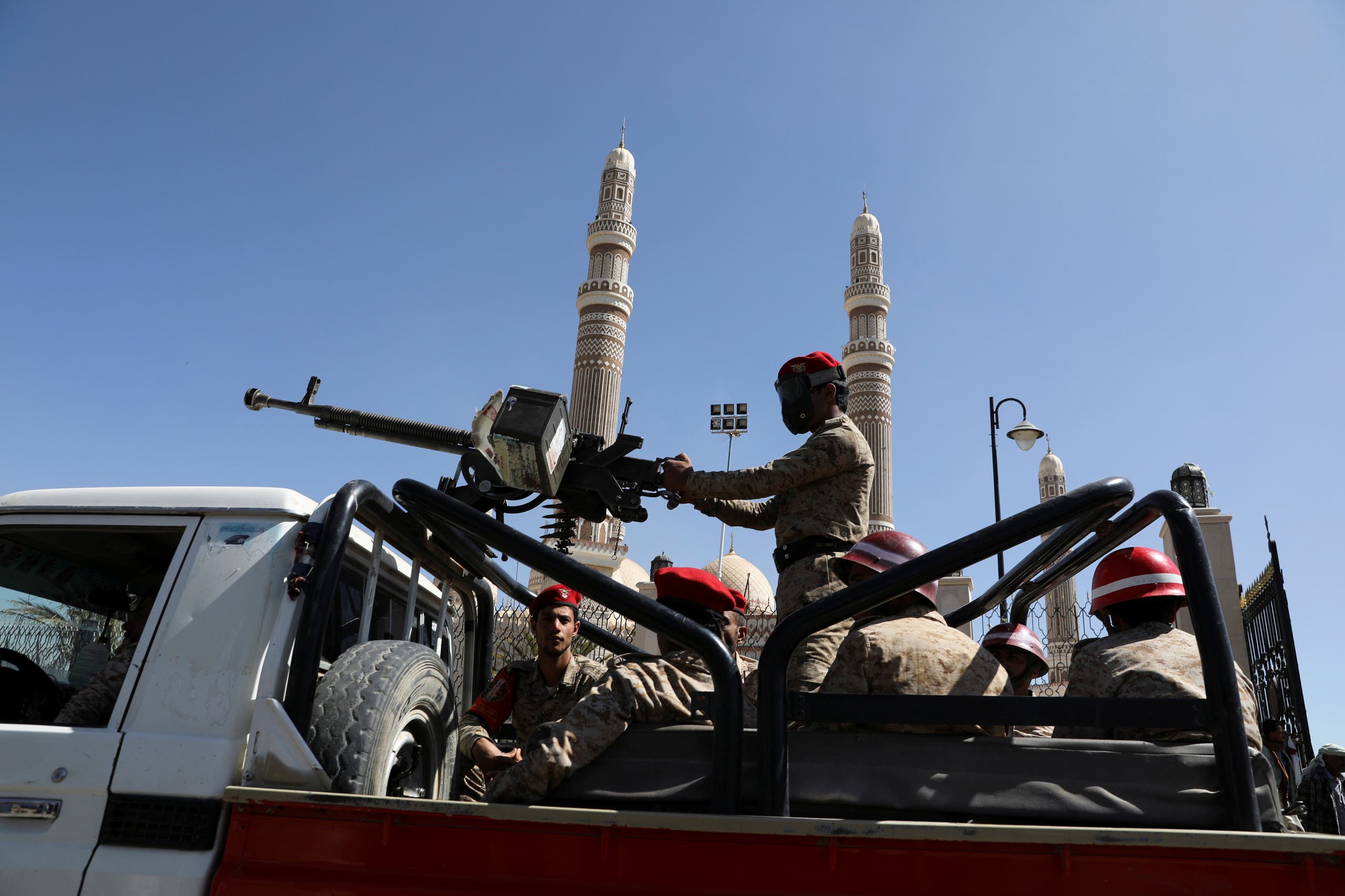 Members of the Houthi militia (Reuters)