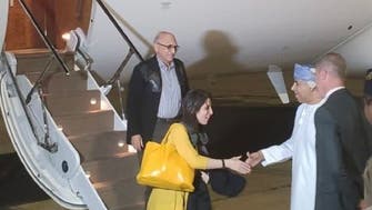 Freed British-Iranians arrive in Oman