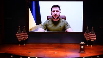 زيلينسكي أمام الكونغرس: نحتاج مساعدة واشنطن لفرض حظر طيران على أوكرانيا