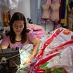 Philippine designer fashions stylish dresses, gowns out of recycled trash