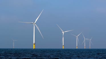 Power-generating windmill turbines are seen at the Eneco Luchterduinen offshore wind farm near Amsterdam, Netherlands September 26, 2017. (Reuters)