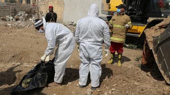 Iraq digs up mass grave containing bodies of ISIS fighters, relatives 