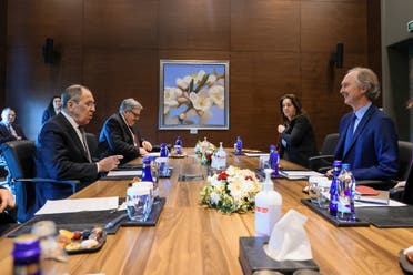 بيدرسن  يلتقي وزير الخارجية الروسي سيرغي لافروف في تركيا في 10 مارس الحالي