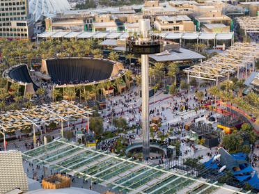 Aerial view of the Garden in the Sky at Expo 2020 Dubai.(Supplied)