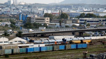 Freight wagons are seen at the train station in Tunis. (File Photo: Reuters)