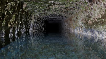 Groundwater is seen at the Ta' Kandja Underground Galleries, operated by Malta's Water Services Corporation, outside Siggiewi, Malta May 17, 2018. Picture taken May 17, 2018. (Reuters)