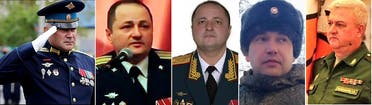 الجنرالات الخمسة القتلى من الجيش التقليدي الروسي