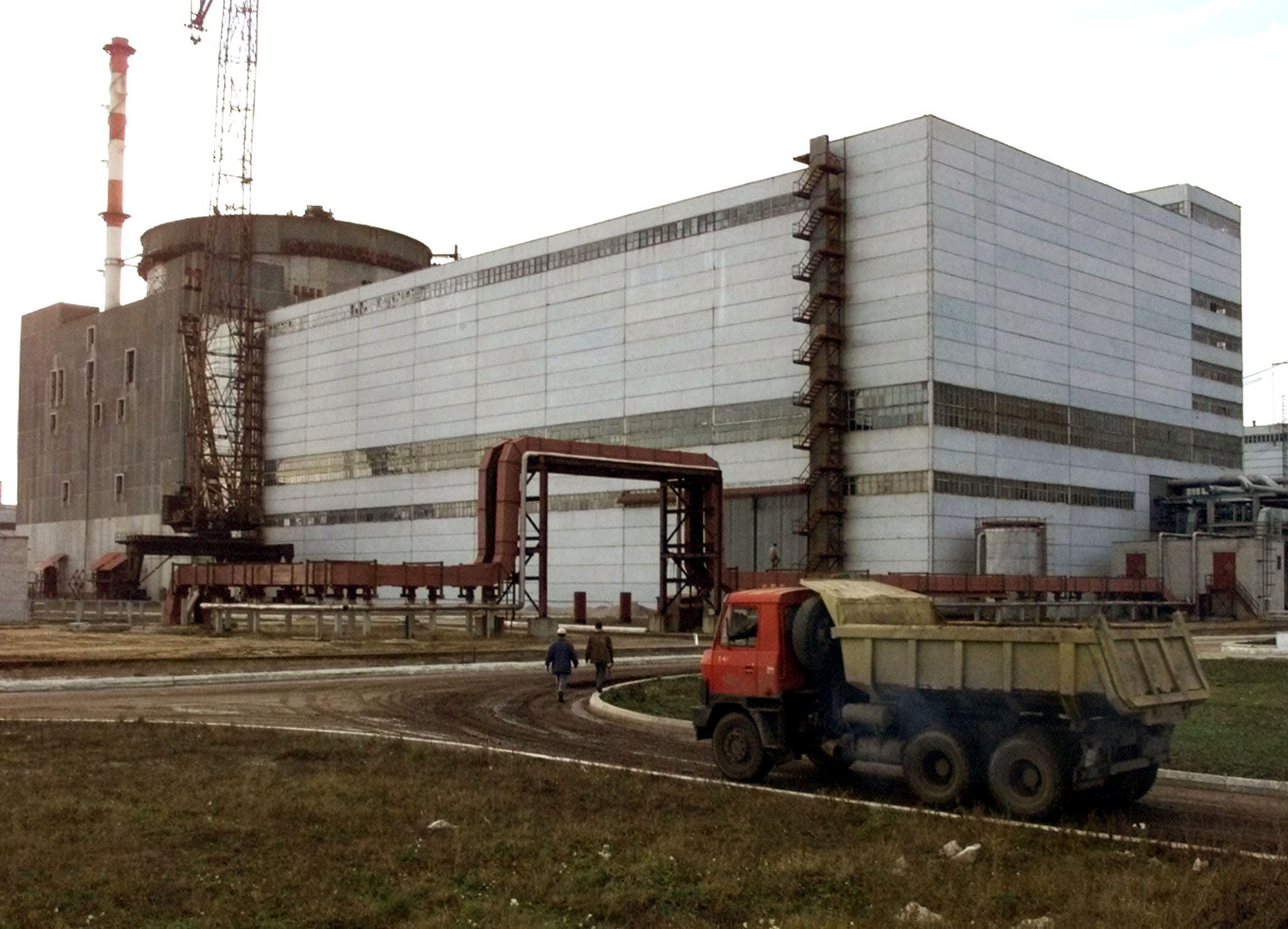 محطة ريفن النووية الأوكرانية التي اوصل إليها العمال شحنة (أرشيفية)