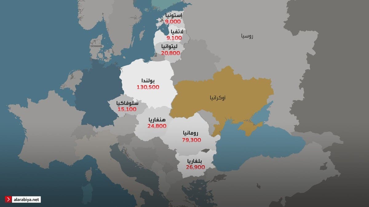 بالخرائط.. هكذا تنتشر قوات الناتو في دول أوروبا الشرقية