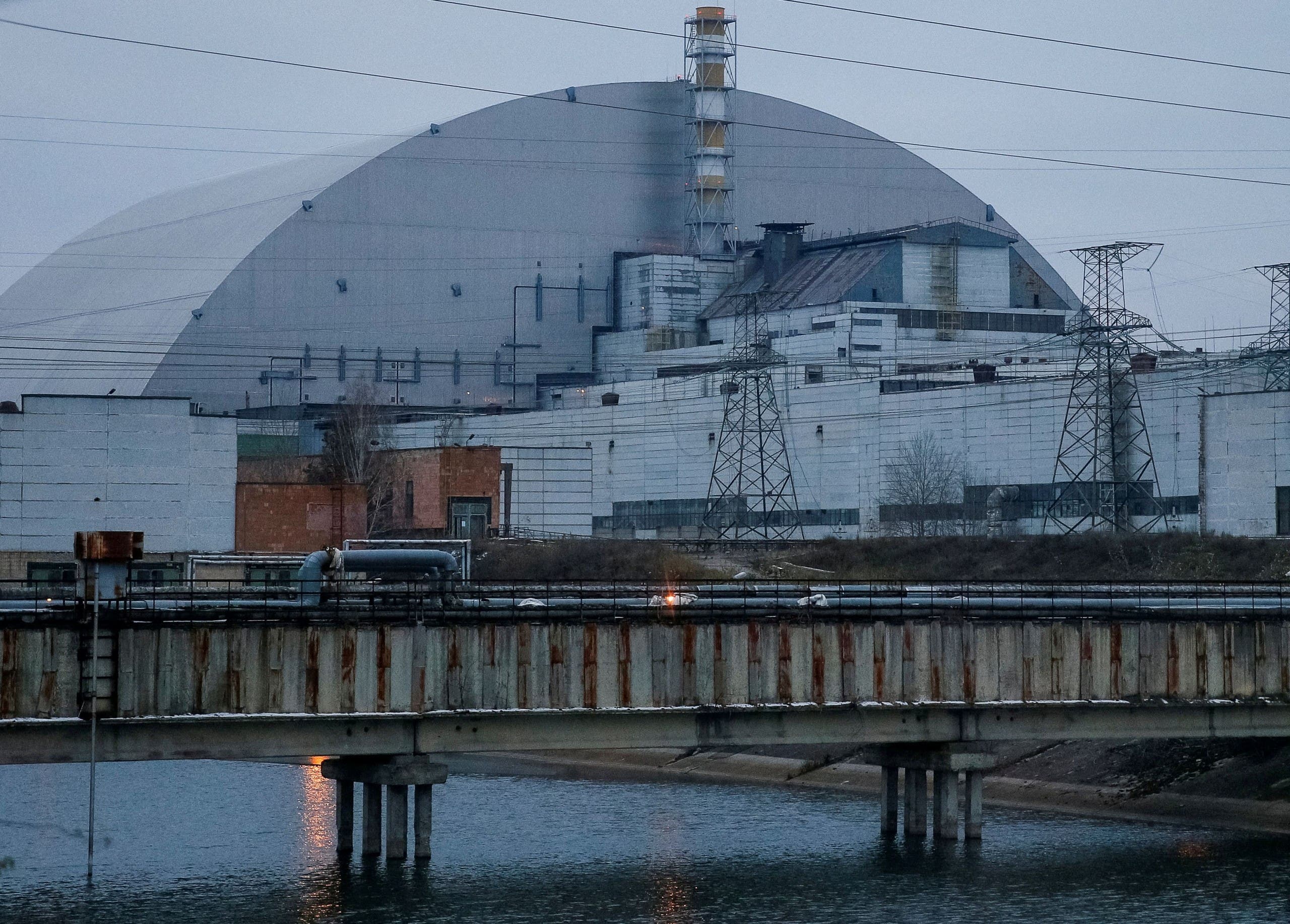 محطة تشيرنوبل النووية في أوكرانيا - أرشيفية من رويترز