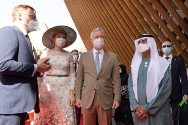 Belgium King and Queen visit Expo 2020 Dubai. (WAM)