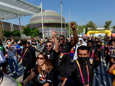 Usain Bolt at Expo 2020 Dubai. (Twitter)