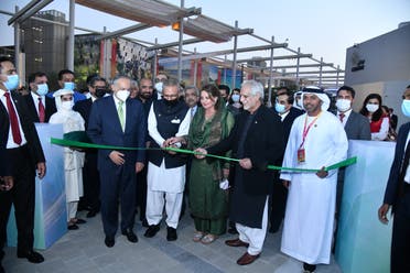 Pakistan President Dr. Arif Alvi at Expo 2020 Dubai. (WAM)