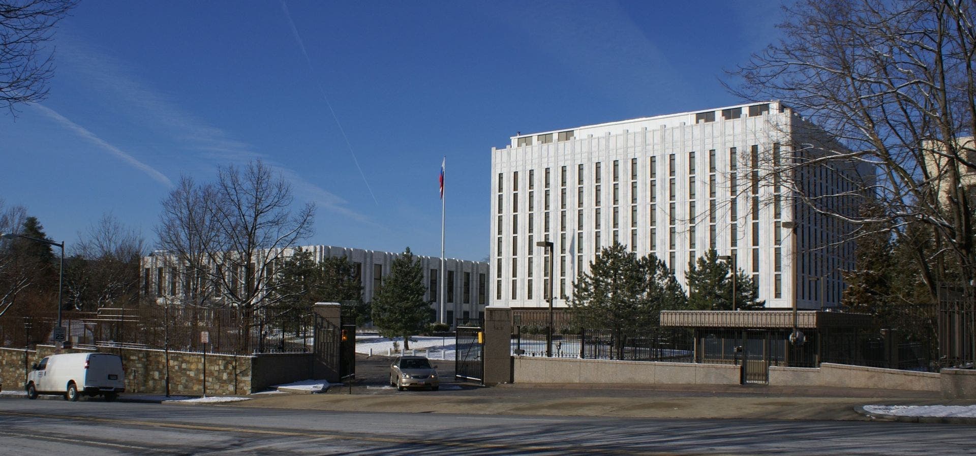 صورة لمبنى السفارة الروسية الحالية بواشنطن