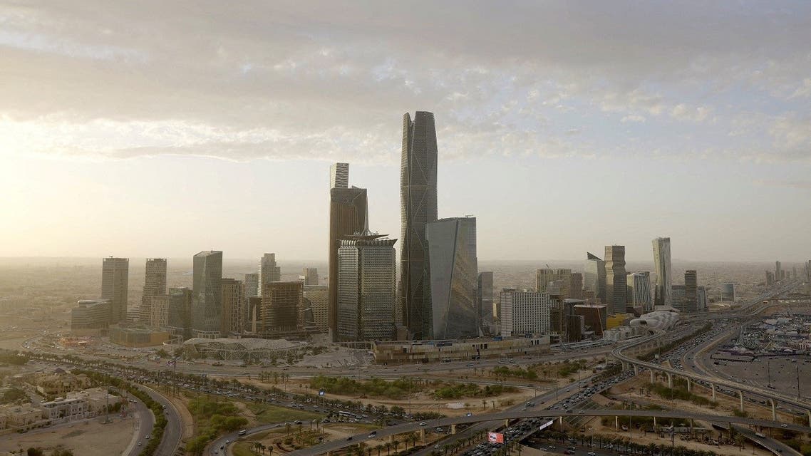 A general view of Riyadh city, Saudi Arabia, February 20, 2022. (Reuters)