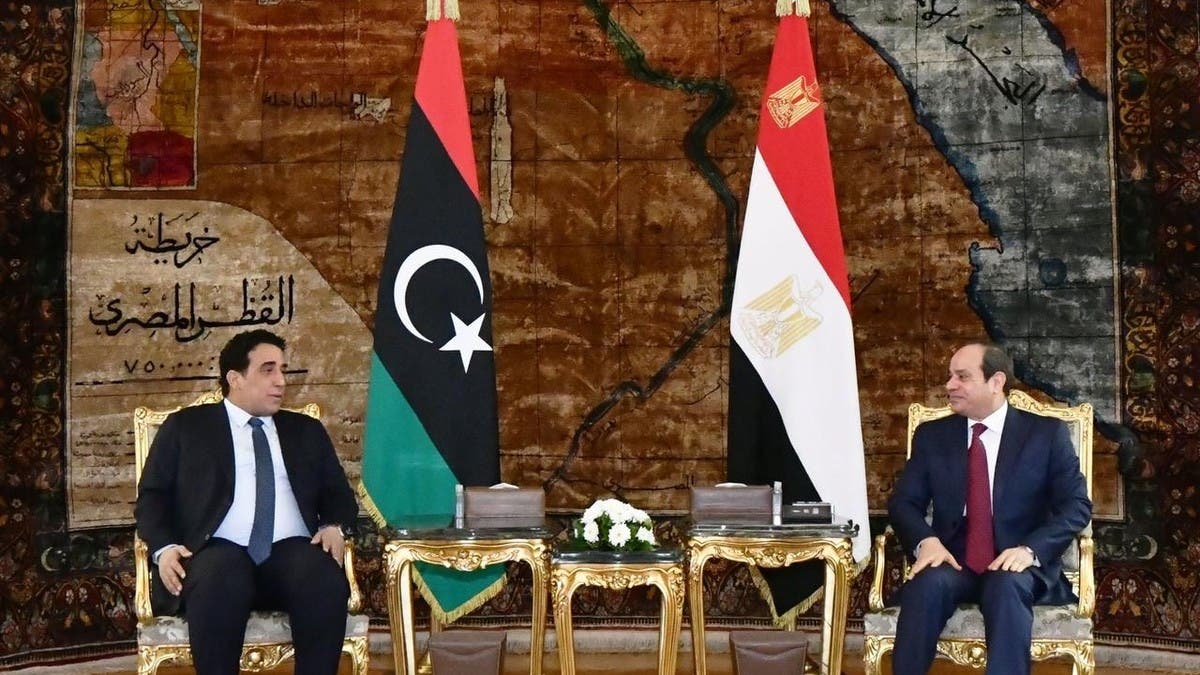 السيسي يستقبل المنفي ويؤكد دعم مصر لتحقيق مصالح ليبيا العليا