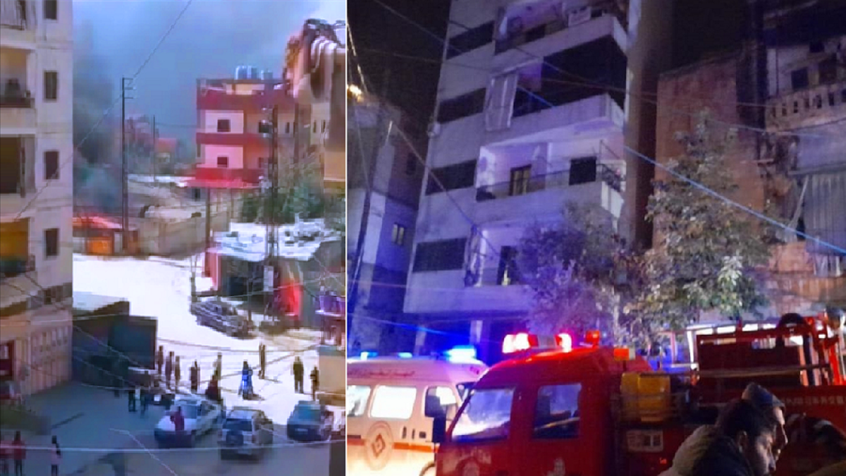 فيديو لحريق خزان مازوت قتل شخصين في طرابلس اللبنانية