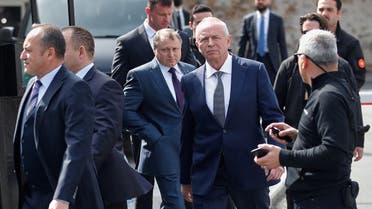 Russia's Deputy Defence Minister Colonel-General Alexander Fomin leaves after a meeting with Ukrainian negotiators in Istanbul, Turkey March 29, 2022. (Reuters)