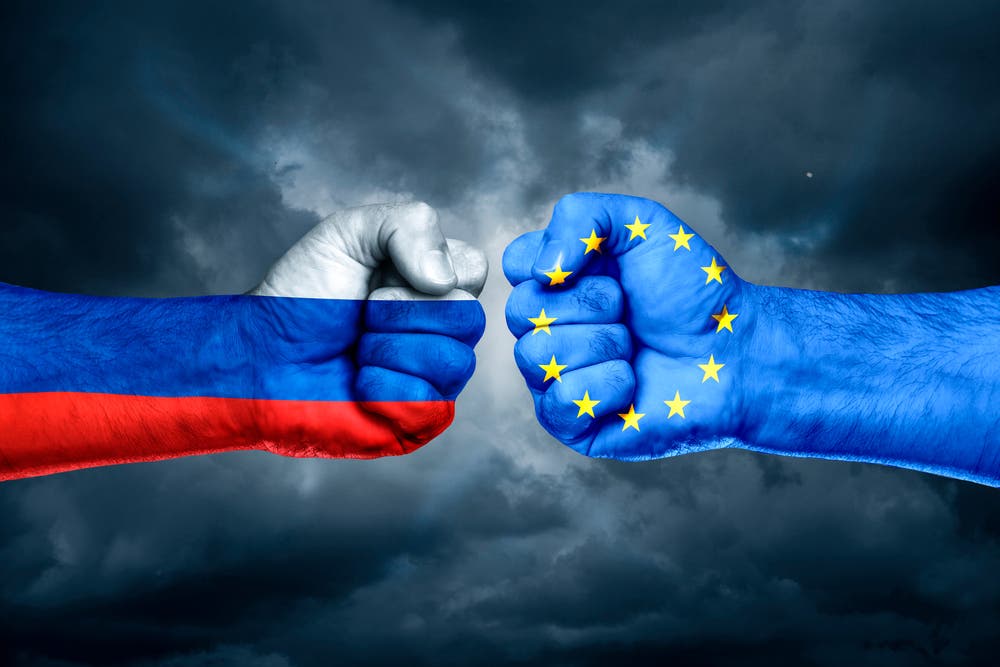الاتحاد الأوروبي وروسيا (شترستوك)